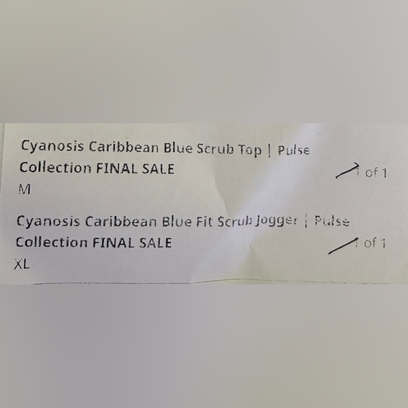 CODE NXT Scrub Set in Teal - Picture 8 of 8